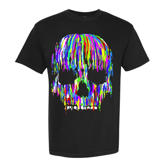 Colorful Skull Head Garment-Dyed Heavyweight T-Shirt