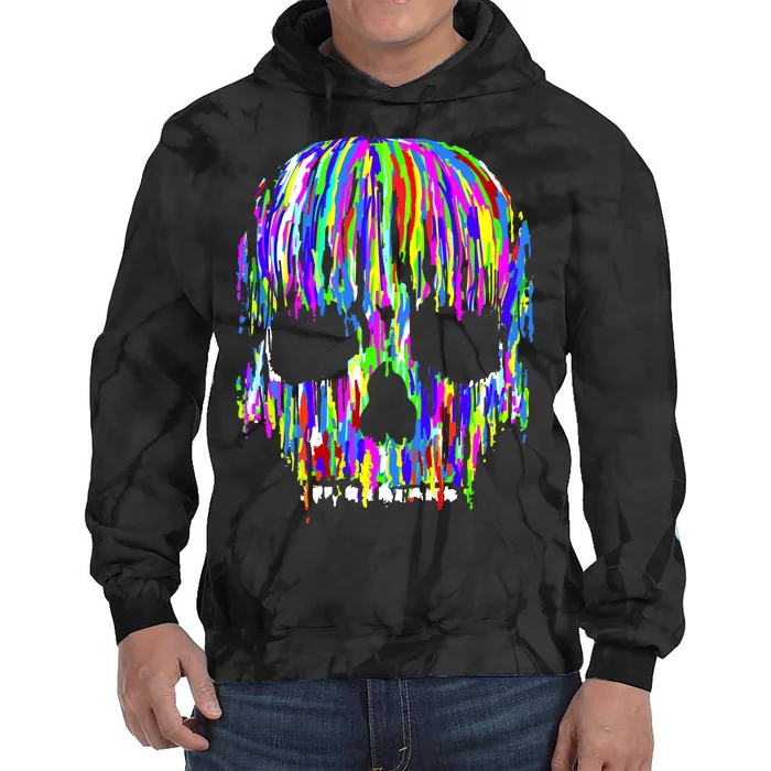 Colorful Skull Head Tie Dye Hoodie