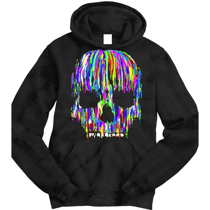 Colorful Skull Head Tie Dye Hoodie