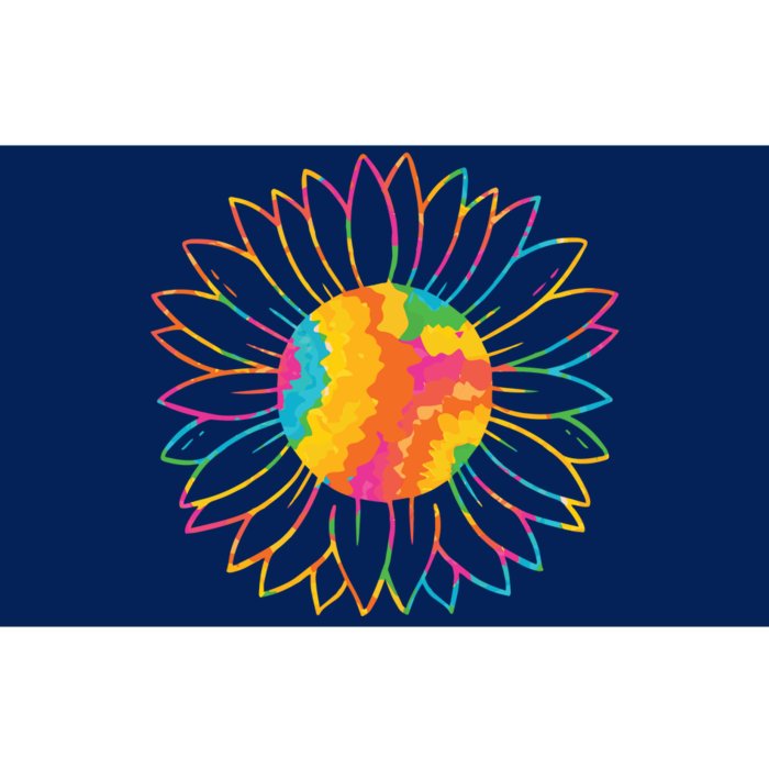 Colorful Sunflower Bumper Sticker