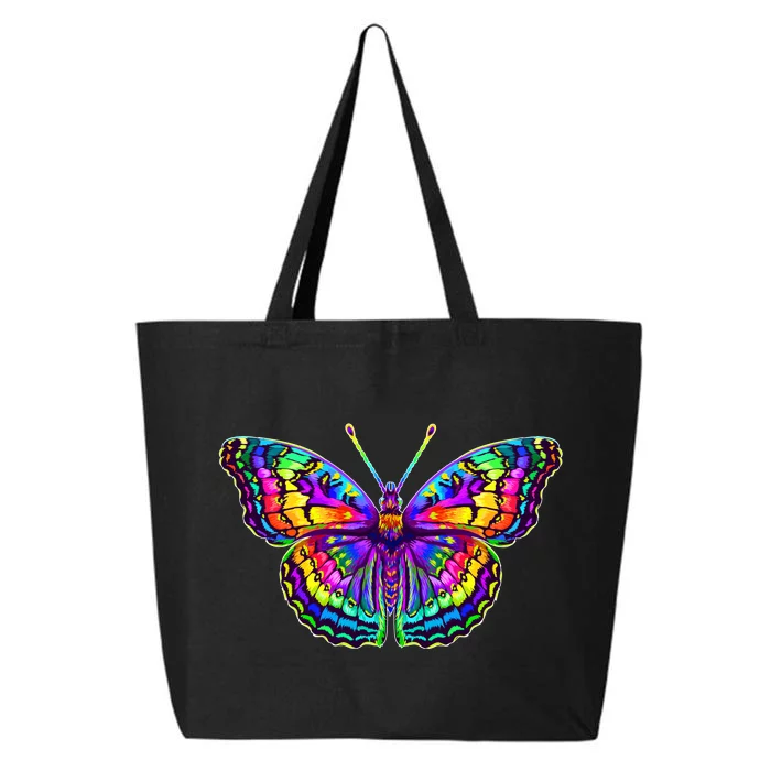 Colorful Texture Trippy Butterfly 25L Jumbo Tote