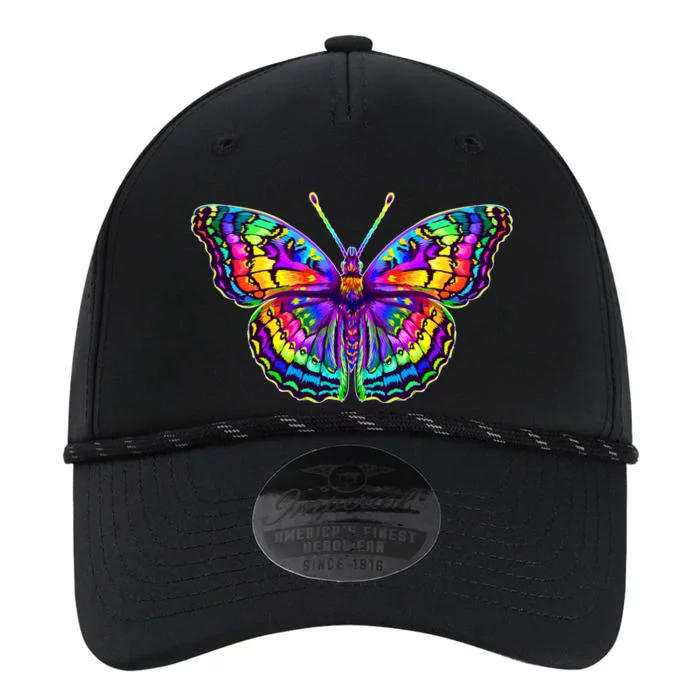 Colorful Texture Trippy Butterfly Performance The Dyno Cap