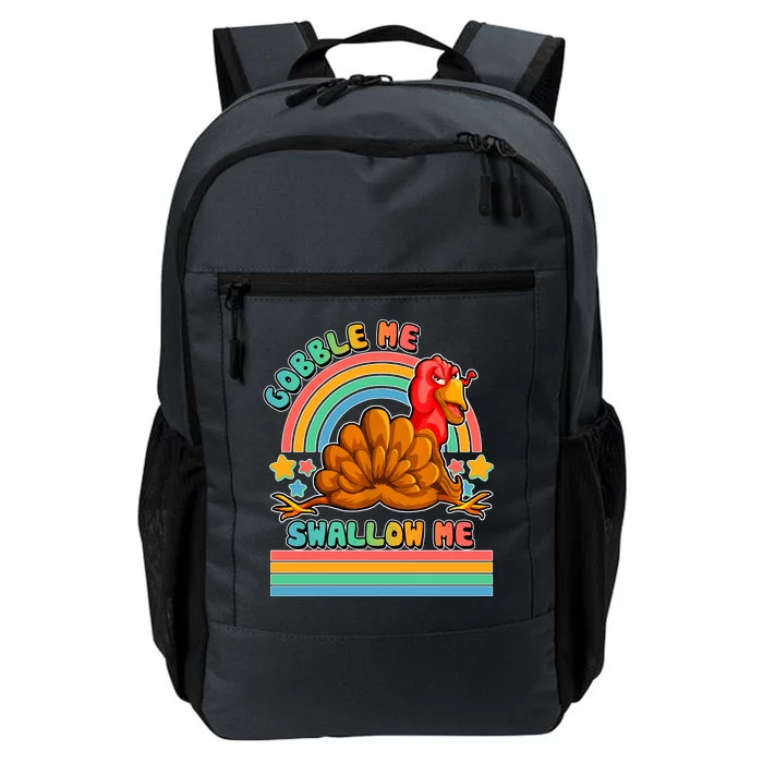 Colorful Thanksgiving Gobble Me Swallow Me Turkey Daily Commute Backpack