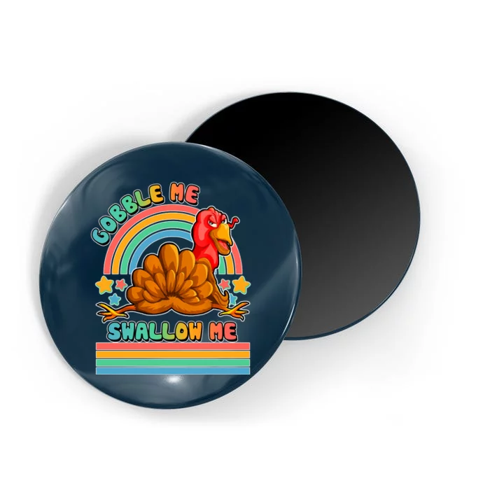 Colorful Thanksgiving Gobble Me Swallow Me Turkey Magnet