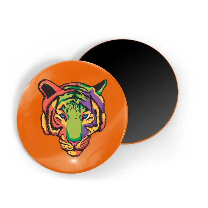 Colorful Tiger Head Magnet