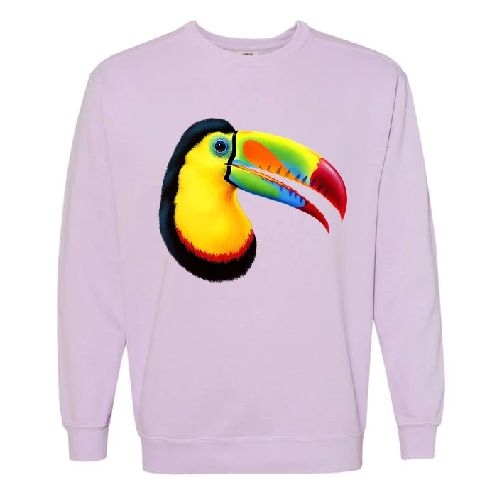 Colorful Toucan Garment-Dyed Sweatshirt