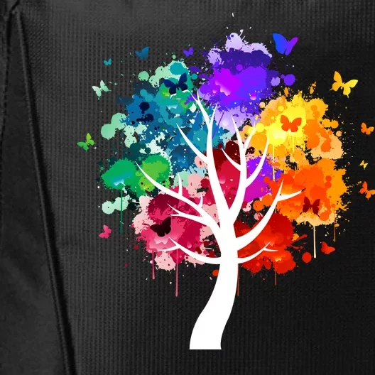 Colorful Tree Of Life City Backpack