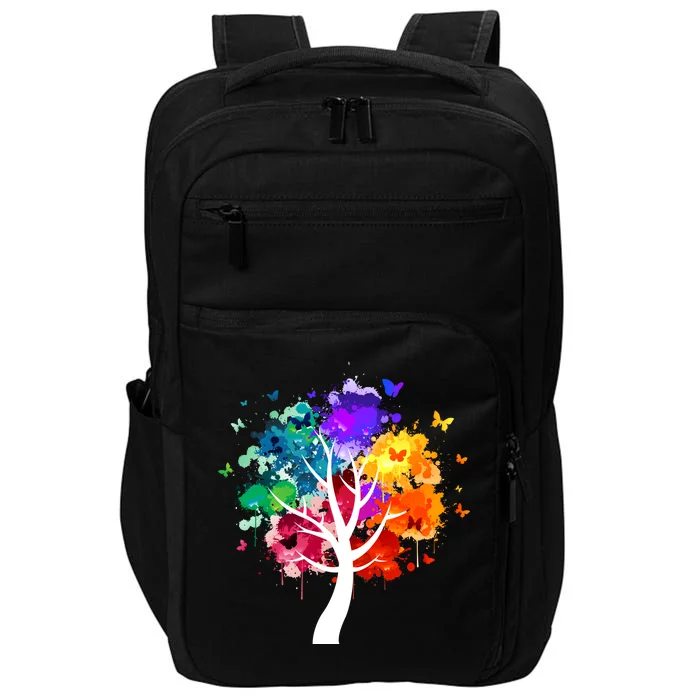 Colorful Tree Of Life Impact Tech Backpack