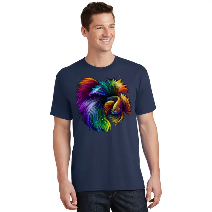 Colorful Tropical Beta Fish T-Shirt