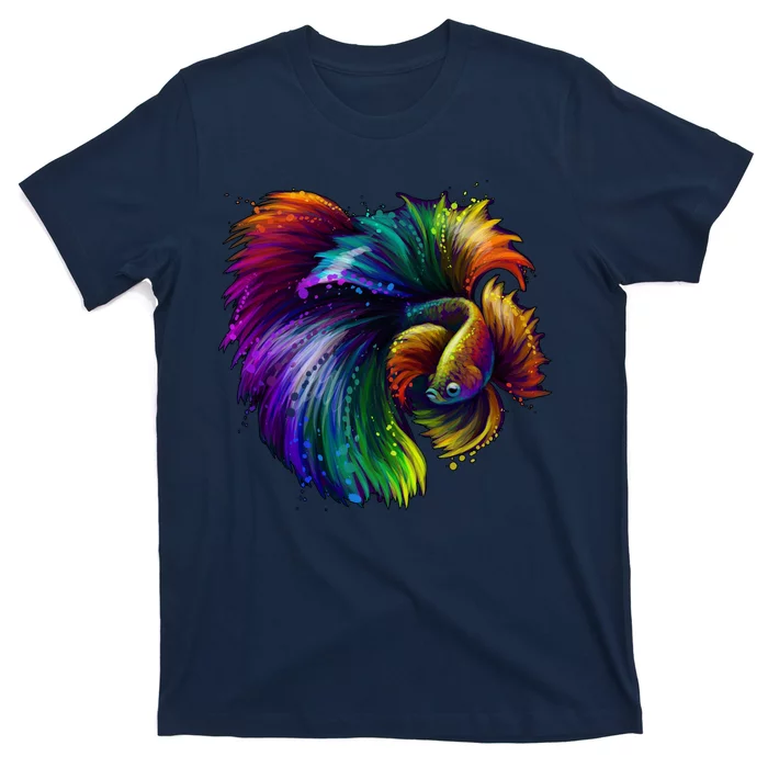 Colorful Tropical Beta Fish T-Shirt