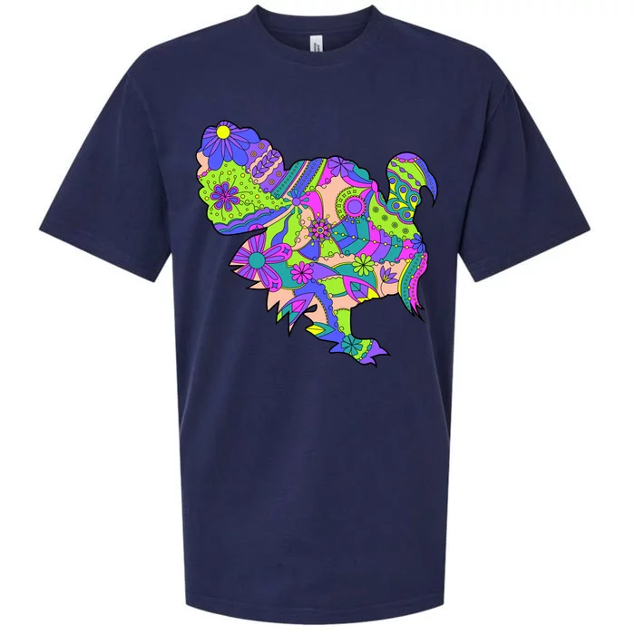 Colorful Turkey Abstract Sueded Cloud Jersey T-Shirt