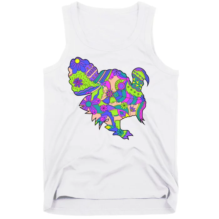 Colorful Turkey Abstract Tank Top