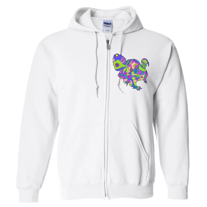 Colorful Turkey Abstract Full Zip Hoodie