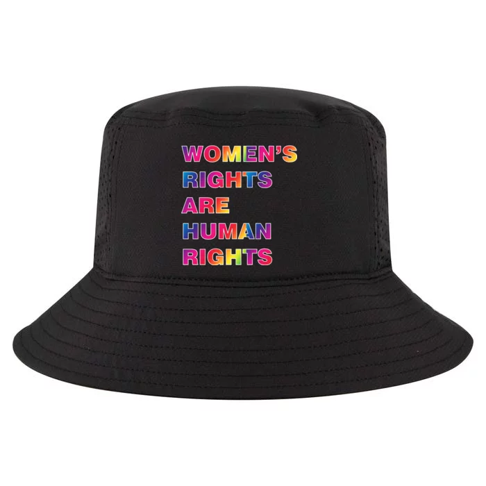 Colorful Women's Rights Are Human Rights Cool Comfort Performance Bucket Hat