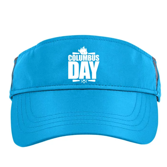 Columbus Day Adult Drive Performance Visor