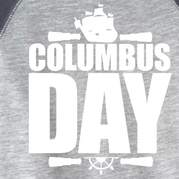 Columbus Day Toddler Fine Jersey T-Shirt