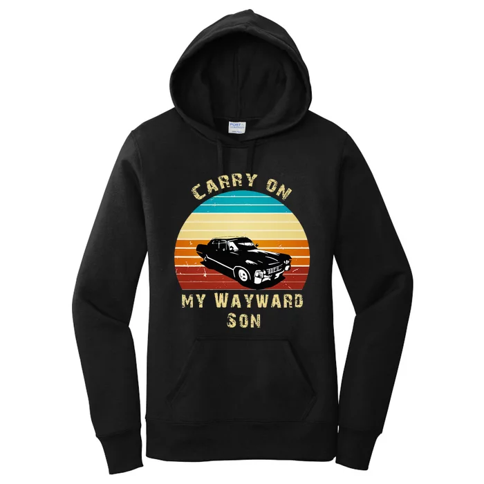 Carry On My Wayward Son Vintage Women's Pullover Hoodie