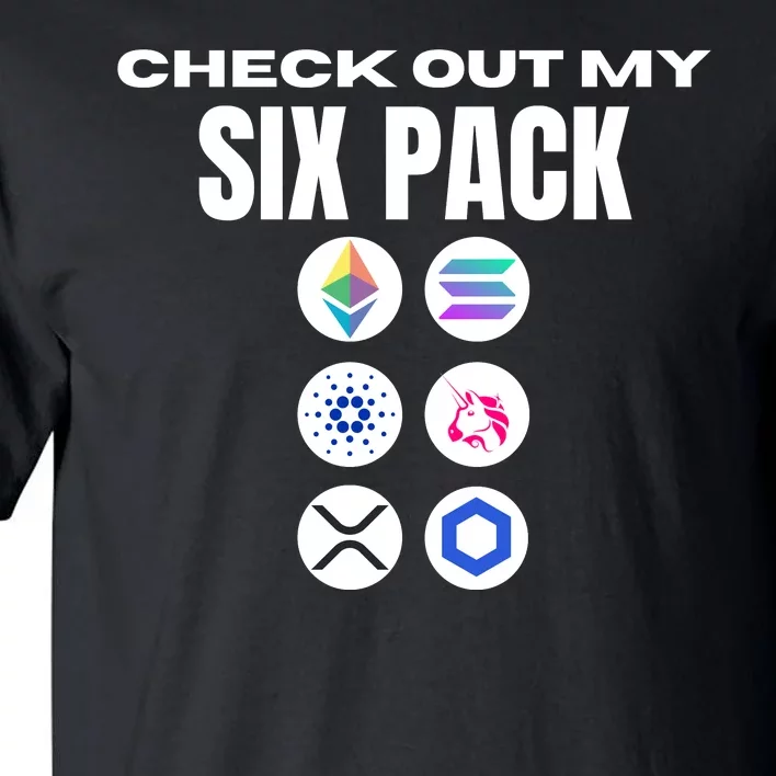 Check Out My Six Pack, Funny Gym Crypto Altcoin Lovers Meme Tall T-Shirt