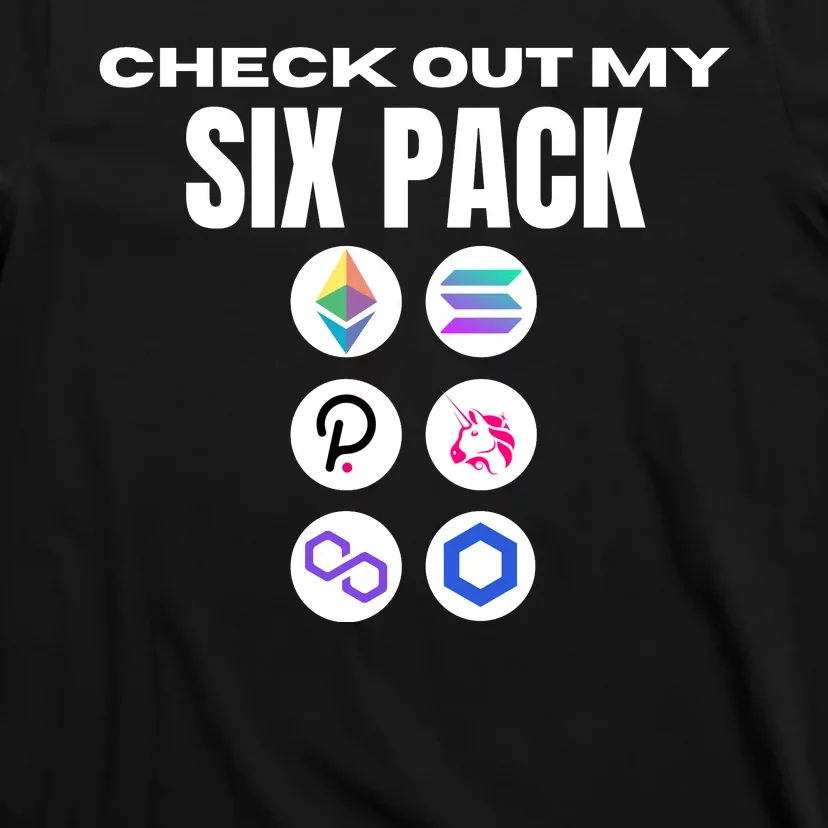 Check Out My Six Pack, Funny Gym Crypto, Funny Altcoin T-Shirt