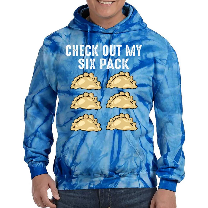 Check Out My Six Pack 6funny Giftpack Polish Pierogi Six Pack Cool Gift Tie Dye Hoodie