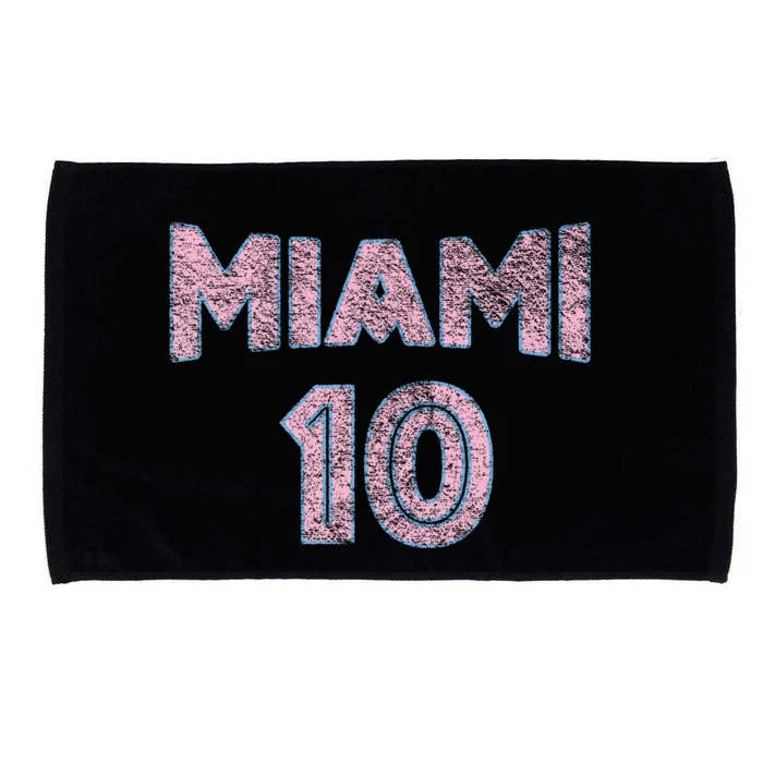 City Of Miami 10 Pink Microfiber Hand Towel