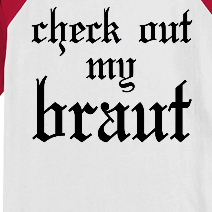 Check Out My Braut Oktoberfest Kids Colorblock Raglan Jersey