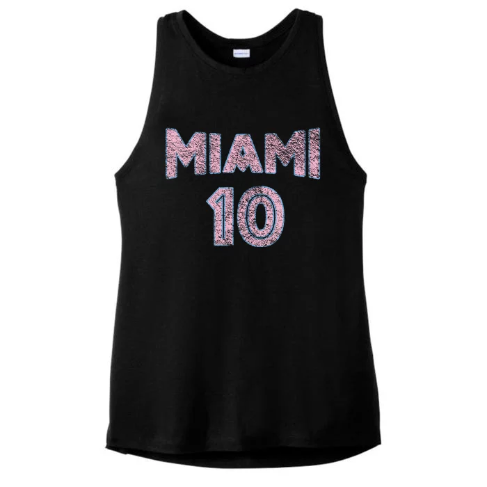 City Of Miami Ladies Tri-Blend Wicking Tank