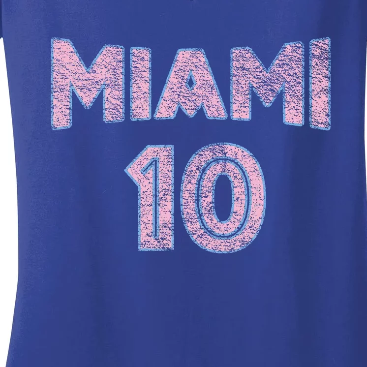 City Of Miami Women's V-Neck T-Shirt