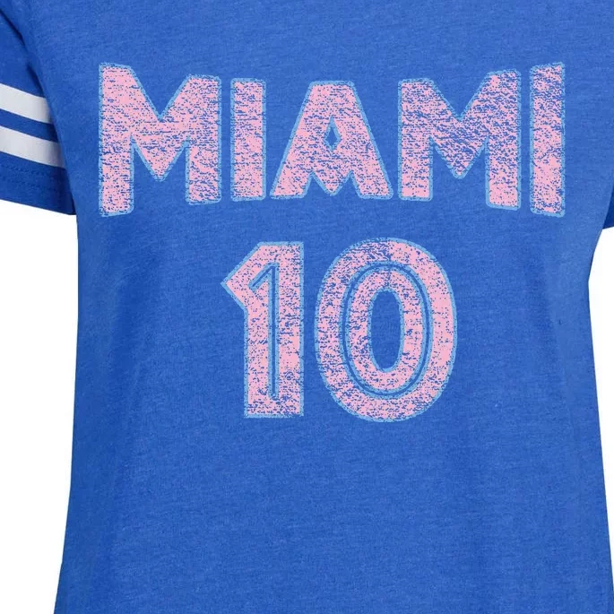 City Of Miami Enza Ladies Jersey Football T-Shirt