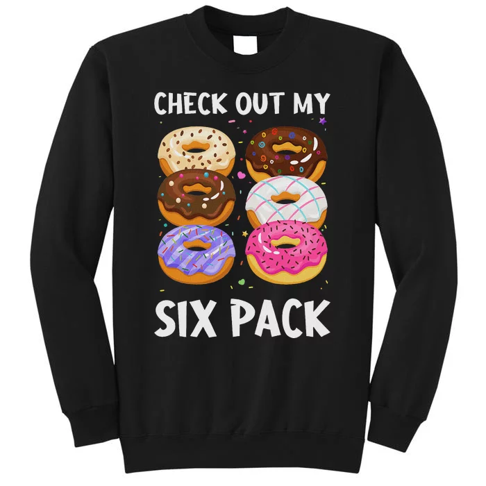 Check Out My Six Pack Donut Funny Gym Sweatshirt