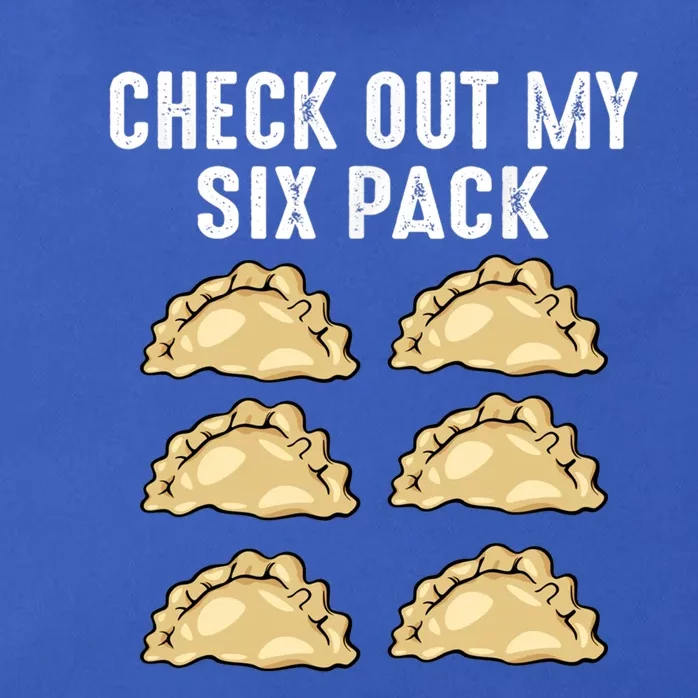 Check Out My Six Pack 6funny Giftpack Polish Pierogi Six Pack Cool Gift Zip Tote Bag