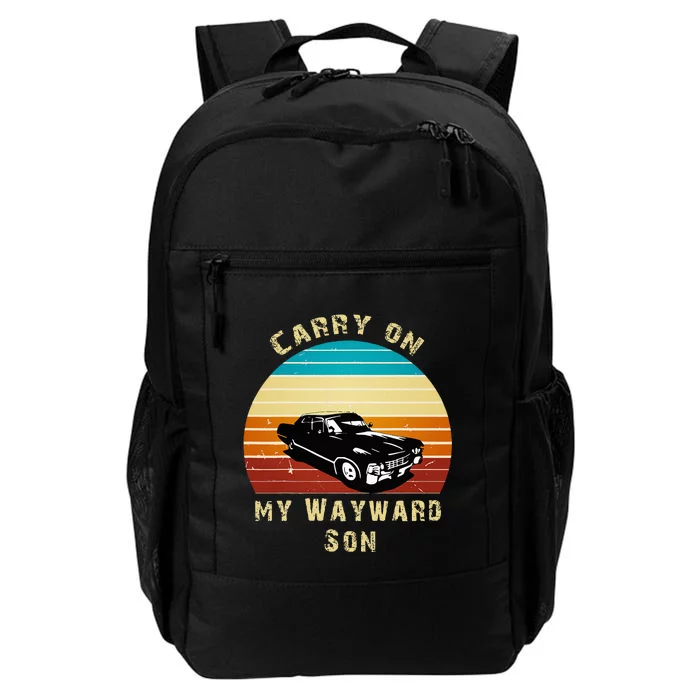 Carry on my Wayward Son Vintage Gift Daily Commute Backpack