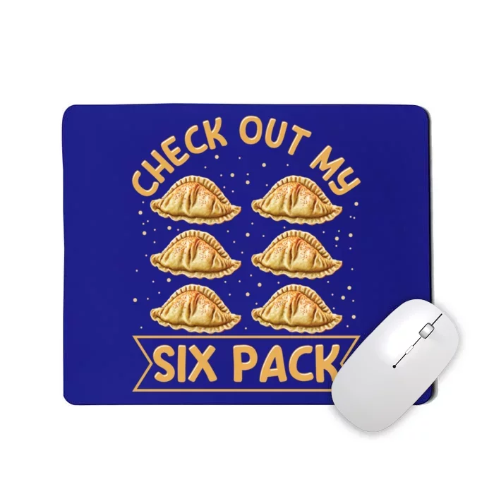 Check Out My Six Pack Design Pierogi Lover Gift Mousepad