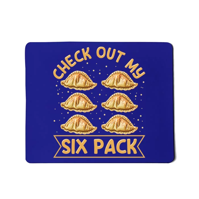 Check Out My Six Pack Design Pierogi Lover Gift Mousepad