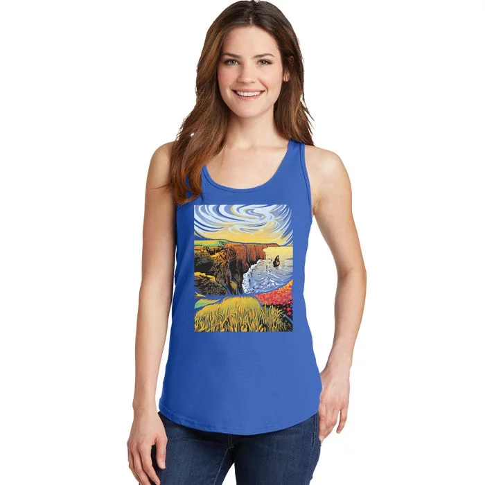 Cliffs Of Moher Landscape Nature Ladies Essential Tank