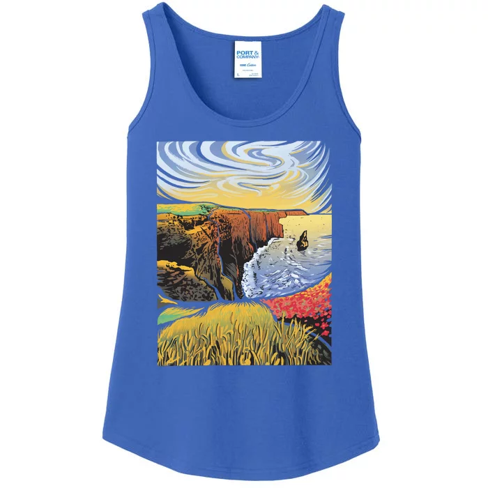 Cliffs Of Moher Landscape Nature Ladies Essential Tank