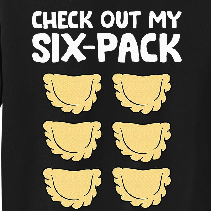 Check Out My Six Pack Polish Dumplings Funny Pierogi Sweatshirt