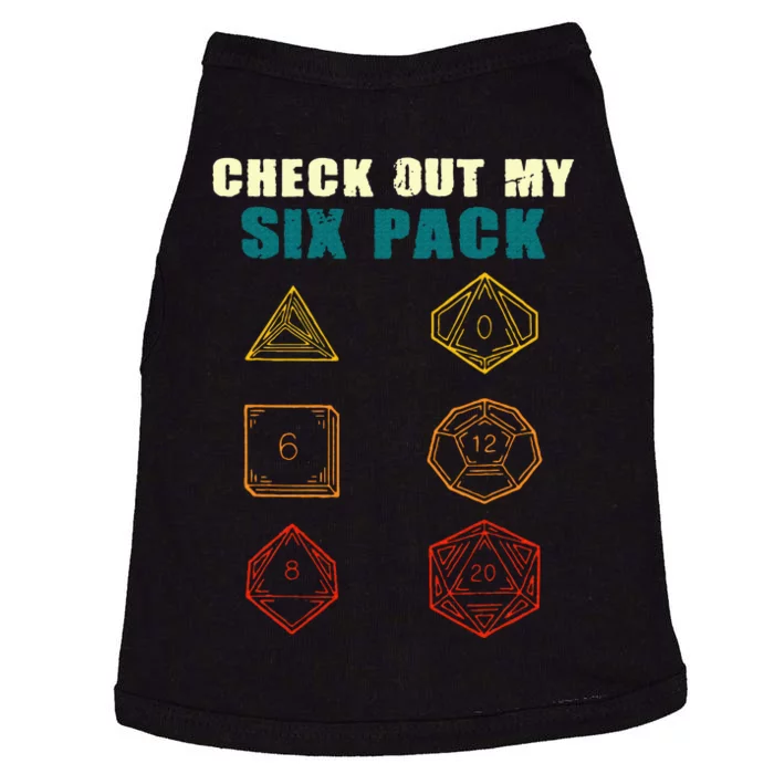 Check Out My Six Pack Dice For Dragons D.20 RPG Gamer Doggie Tank