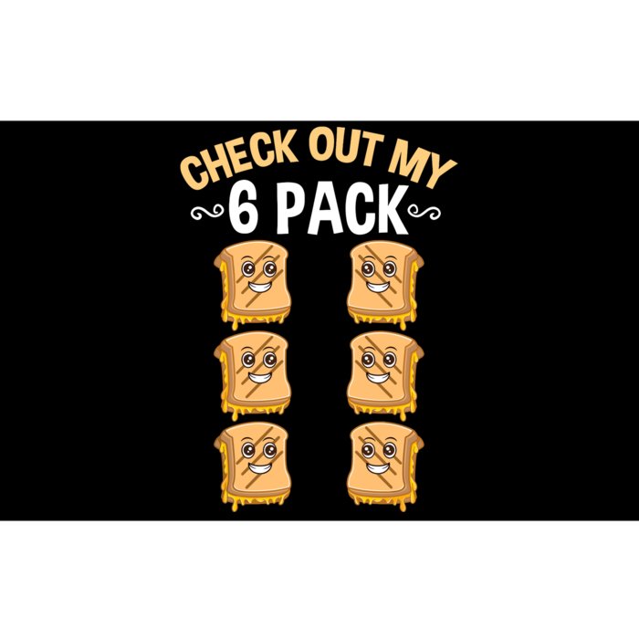 Check Out My Six Pack Grilled Cheese Bumper Sticker