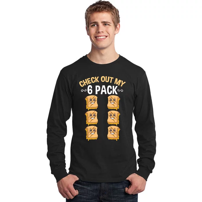 Check Out My Six Pack Grilled Cheese Tall Long Sleeve T-Shirt