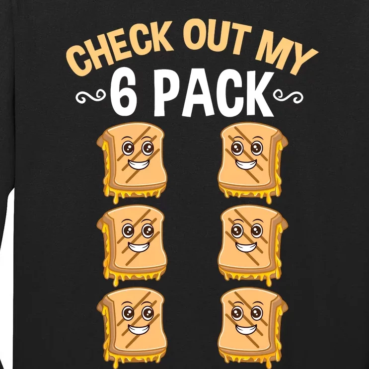 Check Out My Six Pack Grilled Cheese Tall Long Sleeve T-Shirt