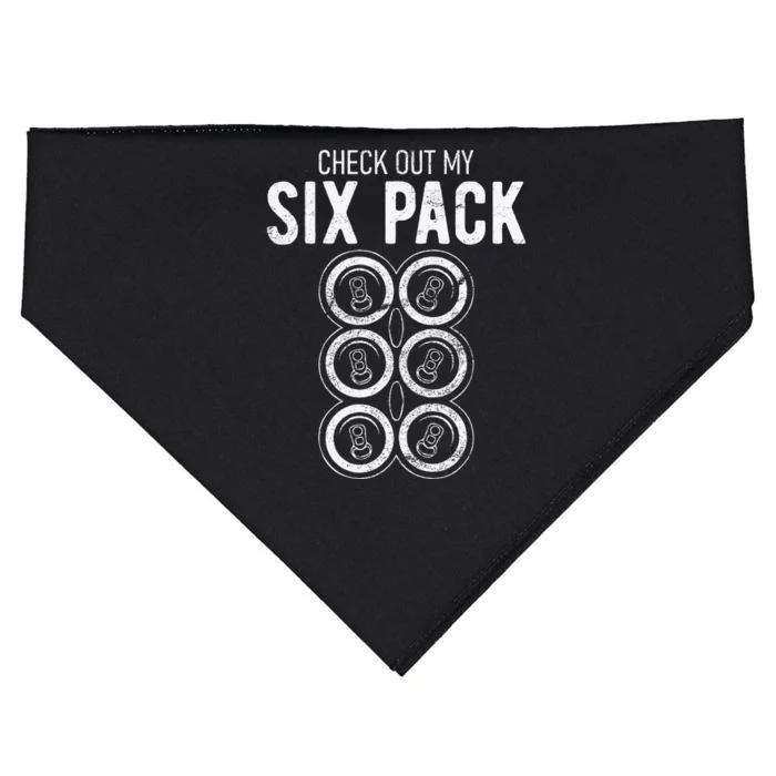 Check Out My Six Pack USA-Made Doggie Bandana