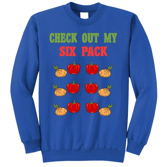 Check Out My Six 6 Pack Onion Paprika Weightlift Cute Gift Sweatshirt