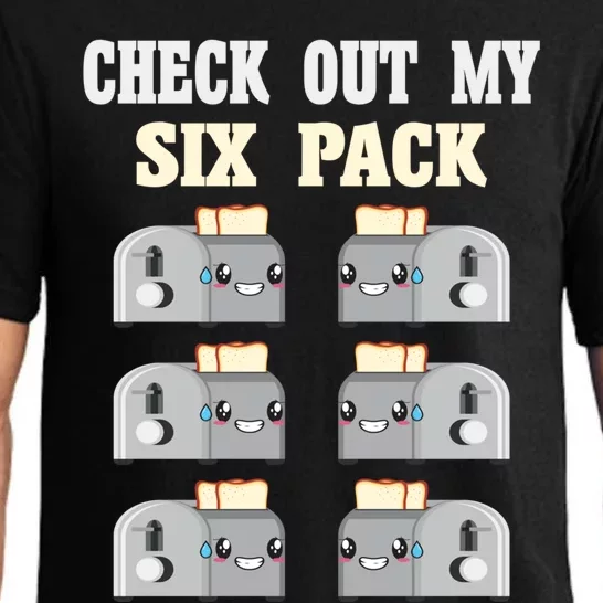 Check Out My Six 6 Pack Toasted Bread Weightlift Gift Pajama Set