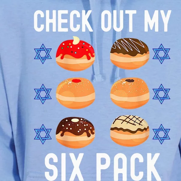 Check Out My Six Pack Donut Abs Hanukkah Chanukah Unisex Surf Hoodie