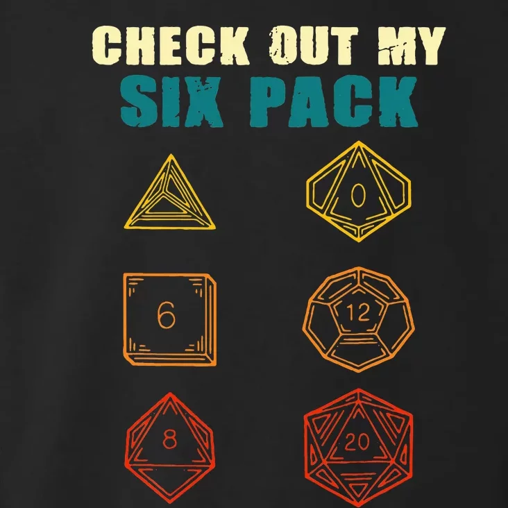 Check Out My Six Pack Dice For D.20 RPG Gamer Toddler Hoodie