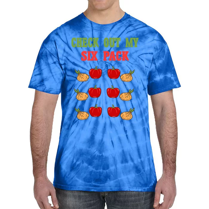 Check Out My Six 6 Pack Onion Paprika Weightlift Gift Tie-Dye T-Shirt