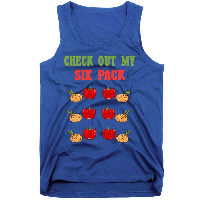 Check Out My Six 6 Pack Onion Paprika Weightlift Gift Tank Top