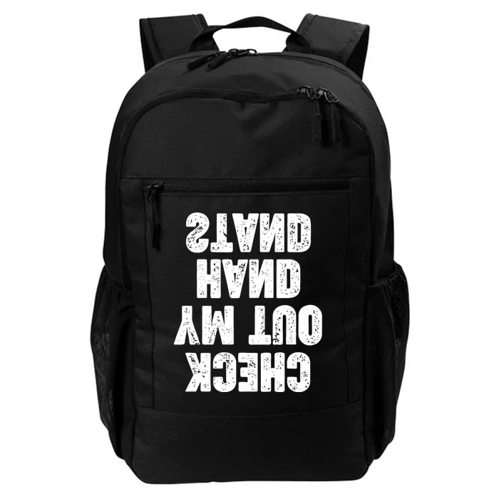 Check Out My Handstand Funny Cheerleader Dancer Soccer Daily Commute Backpack