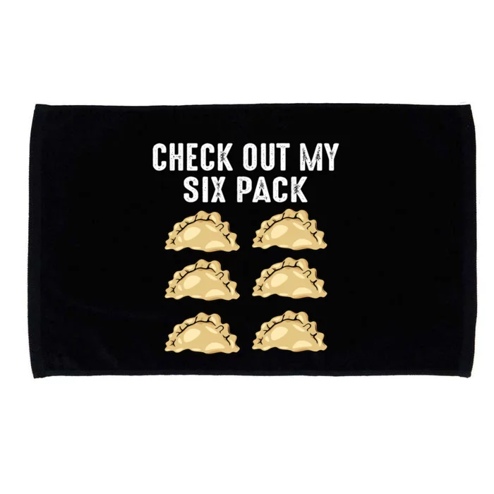 Check Out My Six Pack 6funny Giftpack Polish Pierogi Six Pack Cool Gift Microfiber Hand Towel